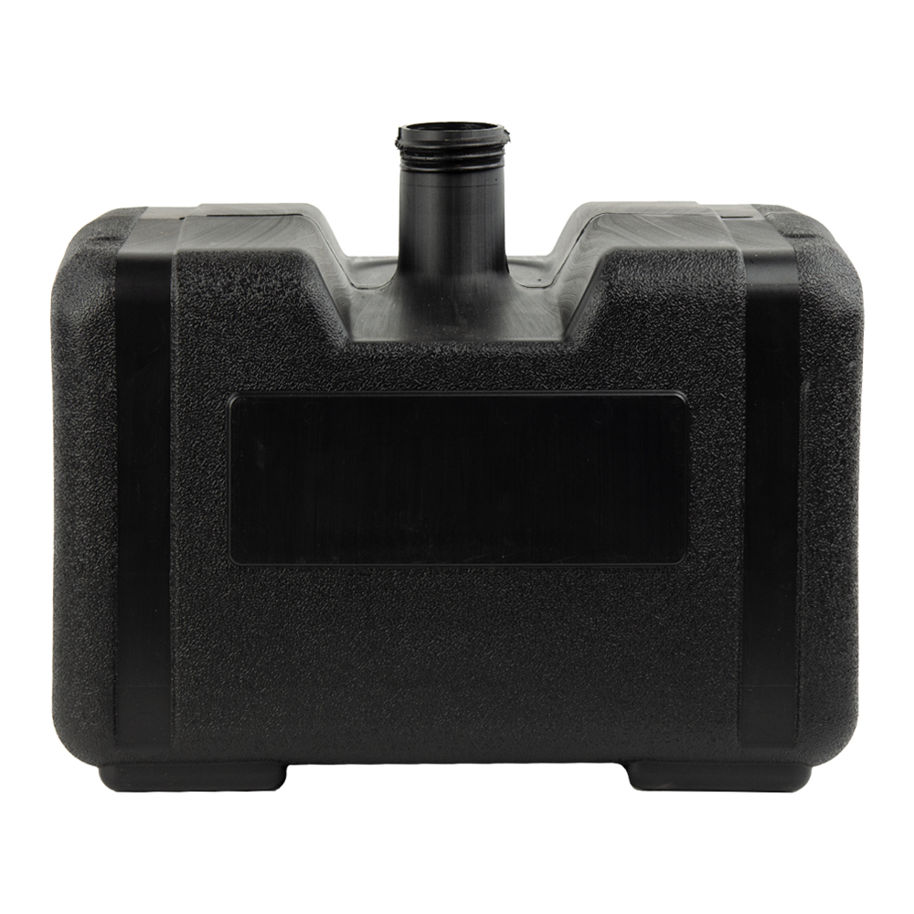 8 Gallon Black Multi-Purpose Tank with Mounting Tabs & 2 Mount