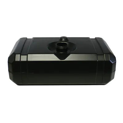 16 Gallon Black Level 3 Florinated HDPE EPA Tank with 3.5" Neck Dia. (Cap Sold Separately)
