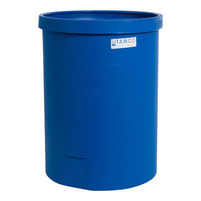 25 Gallon Blue Heavy Wall Open Top Tamco® Tank - 18-3/8" Dia. X 26" High