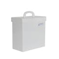 3 Gallon Rectangular HDPE Tamco® Tank with Cover - 12' L x 6" W x 12" Hgt.