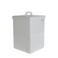 11 Gallon Rectangular HDPE Tamco® Tank with Cover - 12" L x 12" W x 18" Hgt.