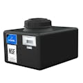 6 Gallon Black Heavy Duty Specialty Tank with 5" Lid, 3/4" Fitting 15" L x 12" W x 8" Hgt.