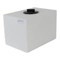 10 Gallon Natural Molded Polyethylene Tamco® Tank with 4" Plain Lid - 18-1/2" L x 12-1/2" W x 14" Hgt.