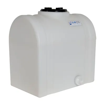 15 Gallon Natural Tamco® Loaf Tank with 5-1/2" Lid & 3/4" Side Fitting - 19-3/8" L x 12-3/8" W x 21" Hgt.