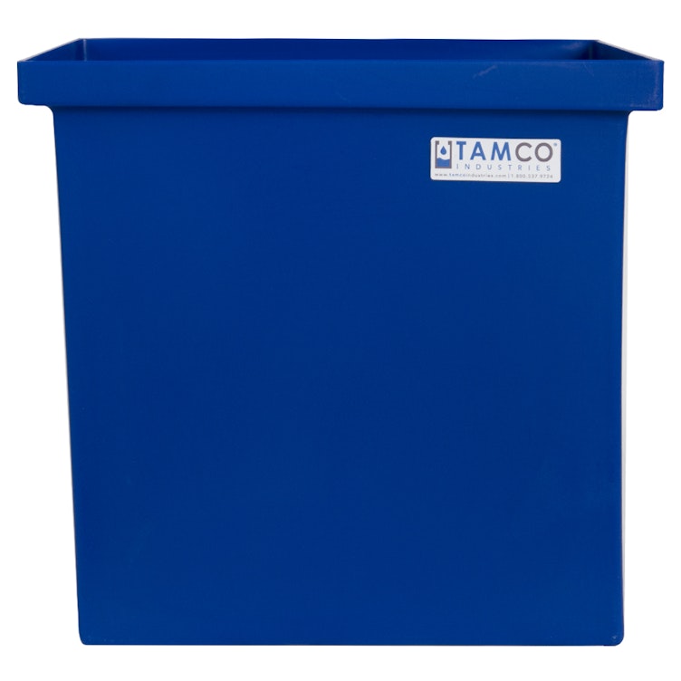 15 Gallon Blue LLDPE Tamco® Aquaculture/Aquaponics Tank - 18" L x 12" W x 18" Hgt.