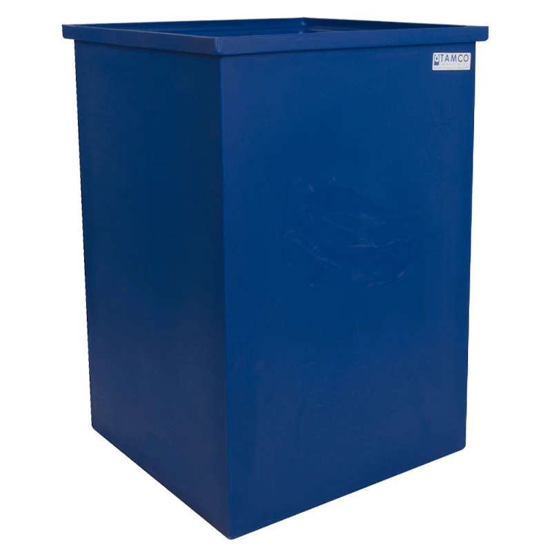 90 Gallon Blue LLDPE Tamco® Aquaculture/Aquaponics Tank - 24" L x 24" x 36" Hgt.