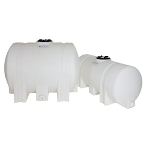 55 Gallon Natural Tamco® Leg Tank with 5" Lid & 3/4" End Fitting - 35" L x 23-1/2" W x 25" Hgt.