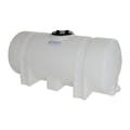 25 Gallon Natural Tamco® Leg Tank with 5-1/2" Plain Lid & 3/4" End Fitting - 37" L x 16" W x 17" Hgt.