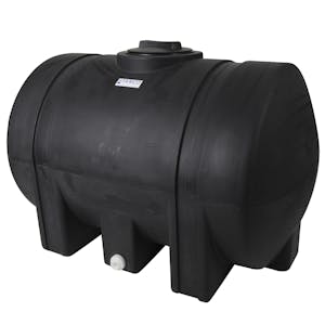 125 Gallon Black Tamco® Leg Tank with 8" Lid & 3/4" Side Fitting - 48" L x 29-1/2" W x 31" Hgt.