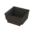 400 Gallon Black Polyethylene Square ProChem® Containment Basin Only (Grating Sold Separately)