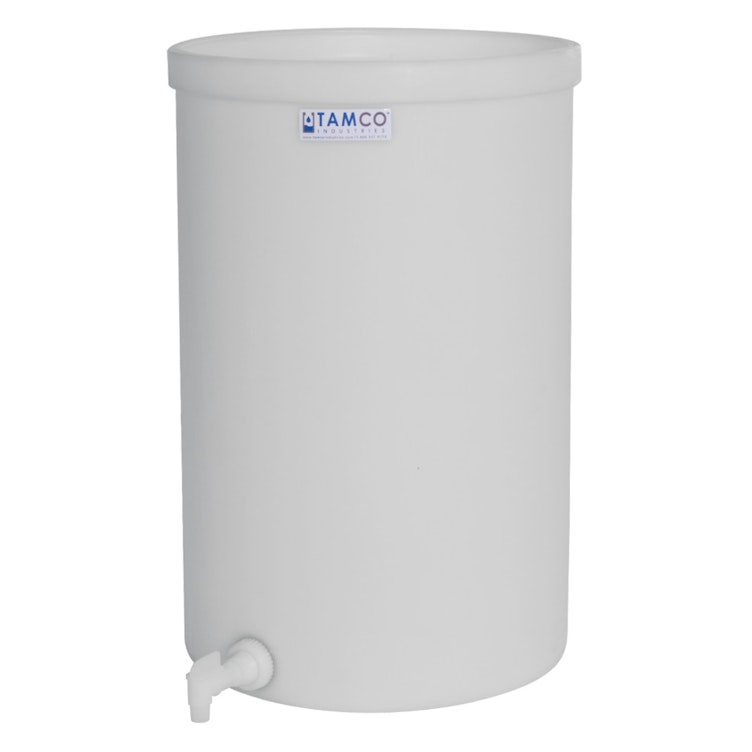 55 Gallon Heavy Weight Tamco® Tank with Spigot - 22" Dia. x 36" High