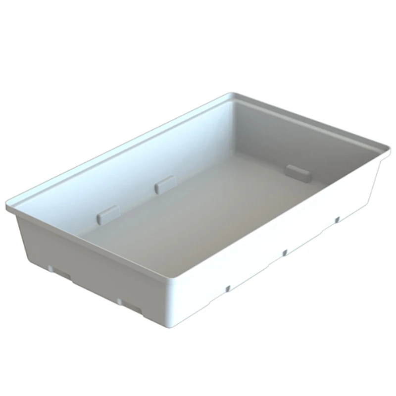 300 Gallon Natural MDPE Rectangular Open Top Secondary Containment Tank - 94" L x 57" W x 18" Hgt.