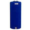 15 Gallon Tamco® Vertical Blue PE Tank with 5-1/2" Plain Lid & 3/4" Fitting - 13" Dia. x 31" Hgt.