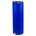 135 Gallon Tamco® Vertical Blue PE Tank with 8" Plain Lid & 2" Fitting - 24" Dia. x 76" Hgt.