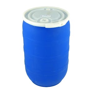 30 Gallon Blue Tamco® Open Head Drum with Threaded Bungs