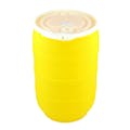 30 Gallon Yellow Tamco® Open Head Drum with Threaded Bungs