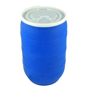 30 Gallon Blue Tamco® Open Head Drum with Plain Lid