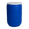 55 Gallon Blue Tamco® Open Head Drum with Threaded Bungs