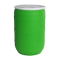 55 Gallon Green Tamco® Open Head Drum with Threaded Bungs