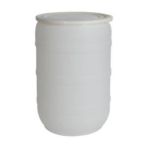 55 Gallon Natural Tamco® Open Head Drum with Plain Lid