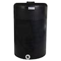 130 Gallon Tamco® Vertical Black PE Tank with 8" Lid & 2" Fitting - 30" Dia. x 47" Hgt.