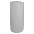 175 Gallon Tamco® Vertical Natural PE Tank with 8" Lid & 2" Fitting - 30" Dia. x 63" Hgt.