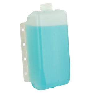 5 Gallon Stackable Water Storage Carboy, Blue, 4 Pack with Spigot (1) and  Lids 