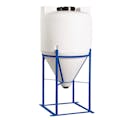 75 Gallon Heavy Duty Tamco® Cone Bottom Tank with 60° Cone Angle & 2" FPT Bulkhead Fitting - 30" Dia. x 48" Hgt. (Stand sold separately)