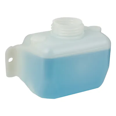 1 Quart Natural HDPE Multi-Purpose Tank with Mounting Tabs & 2.25" Neck Dia. (Cap Sold Separately)