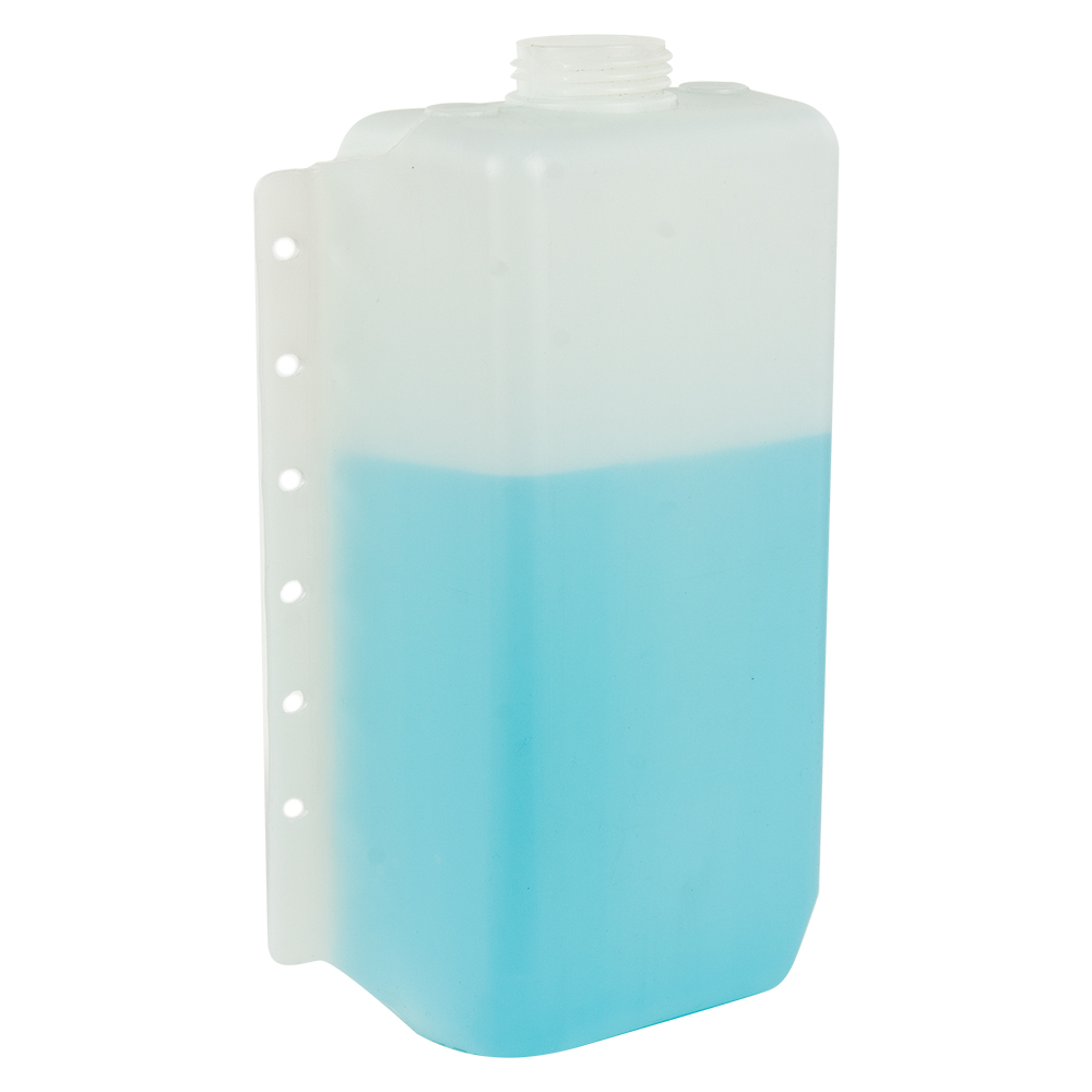 たんしお 6 Quart Natural HDPE Multi-Purpose Tank with Mounting Tabs & 2.25