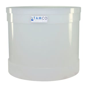 15 Gallon Polypropylene High Temperature Cylindrical Tamco® Tank - 18" Dia. x 15" High