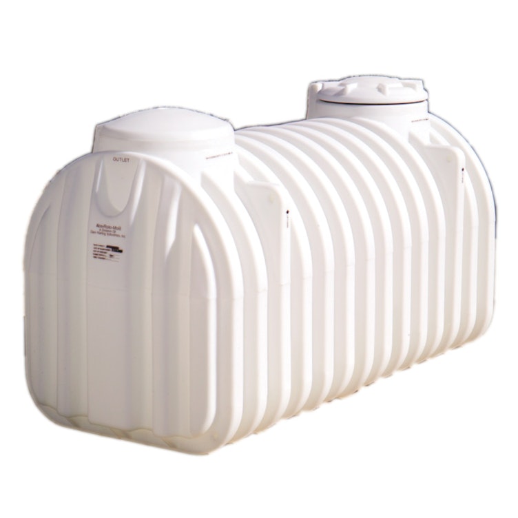 1150 Gallon Cistern: Single Compartment with Two Access Covers 101" x 60" x 60"