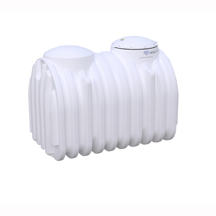 1150 Gallon Cistern: Single Compartment with Two Access Covers 97" x 59" x 75"
