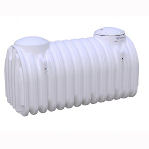 1700 Gallon Cistern: Single Compartment with Two Access Covers 134" x 59" x 75"