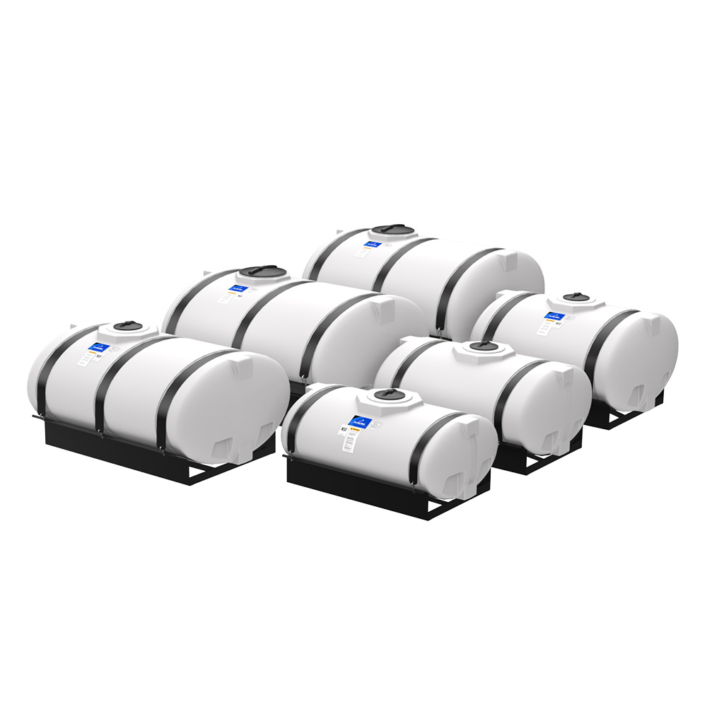 500 Gallon Elliptical Tank with 2.5