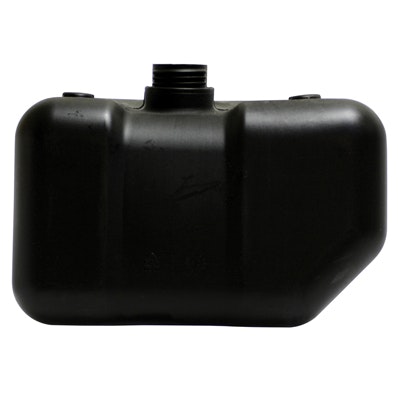 2-1/2 Gallon Black Multi-Purpose Tank - 12.75" L x 7.86" W x 7.75" Hgt. (2.25" Neck)