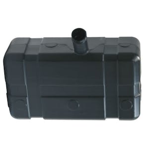 5 Gallon Low Profile CARB/EPA Black Tank with 2.25" Center Neck (Cap Sold Separately)