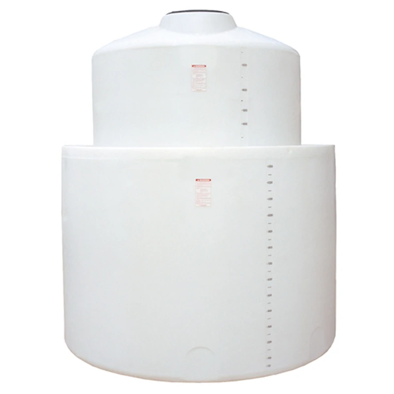 3300 Gallon Natural MDPE Round Open Top Vertical Bulk Storage Tank - 102" Dia. x 105" Hgt.