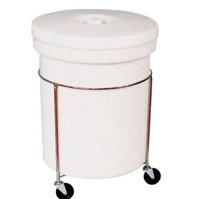 26 Gallon Polyethylene Round Mobile Container 20-3/4" Dia. x 29-3/4" Hgt.