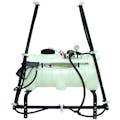 25 Gallon ATV Sprayer with Wand, Boom with 7 Nozzles & 2.2 GPM Pump