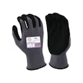 X-Small Black Nitrile Work Gloves