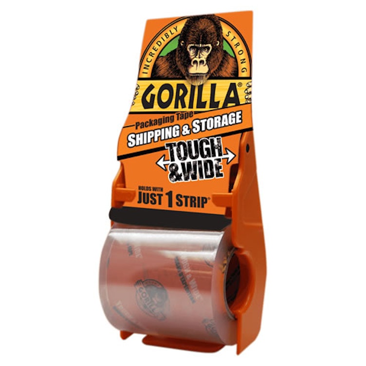 Gorilla® Tough & Wide Packaging Tape Dispenser & Refills