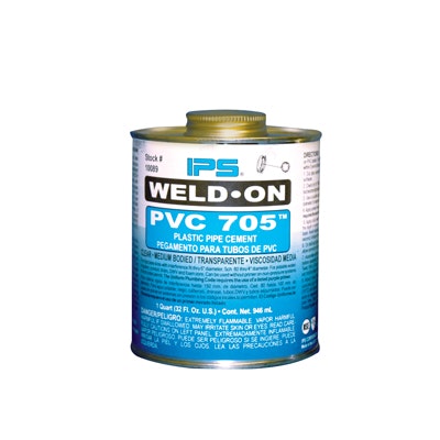 Pint Clear IPS® Weld-On® 705™ PVC Cement