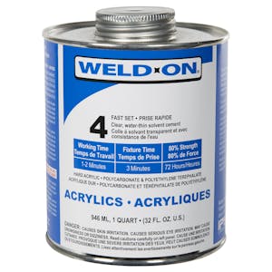 Quart Weld-On® 4™ Acrylic Cement