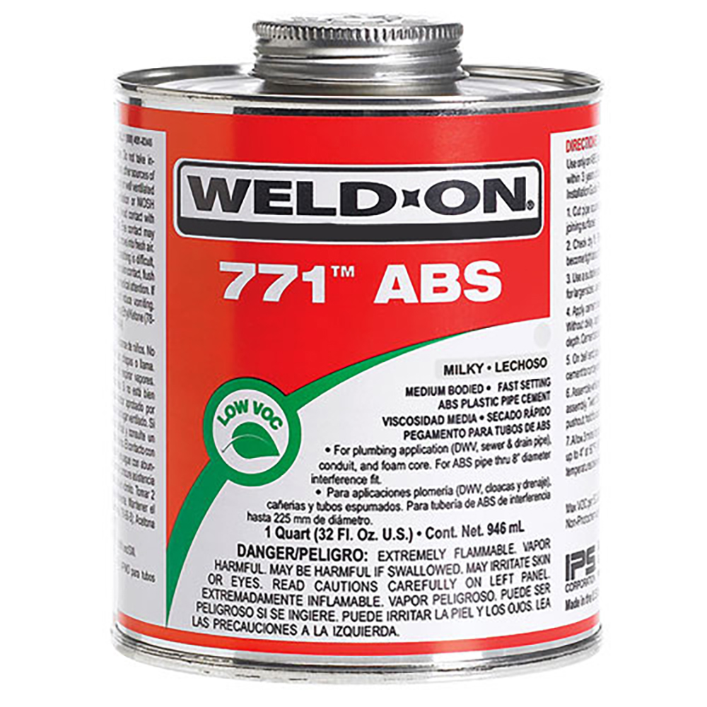 IPS® Weld-On® 771™ ABS Cement | U.S. Plastic Corp.