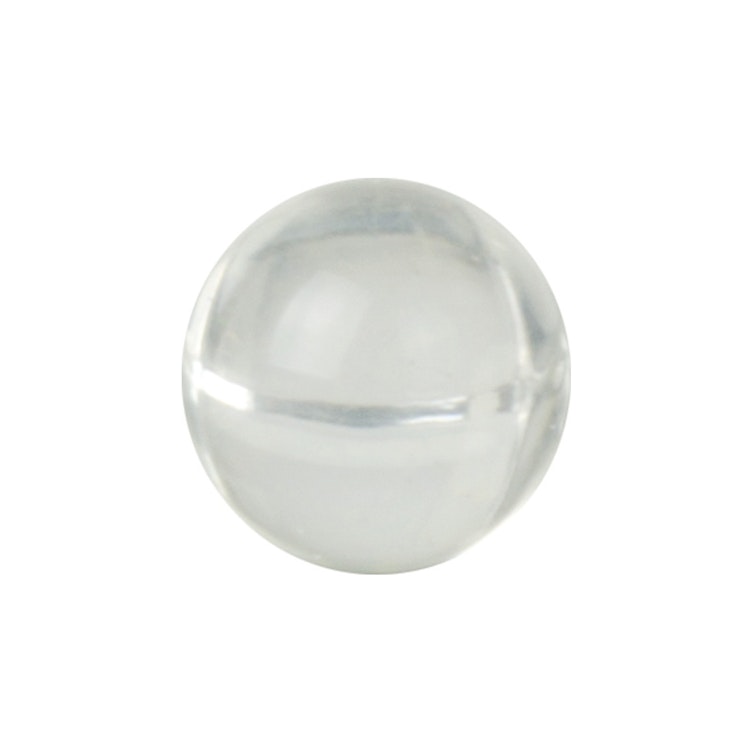 3" Solid Round Clear Acrylic Balls