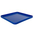 18-1/2" L x 18-1/2" W x 1-1/2" Hgt. Blue Tamco® Curved Corner Tray