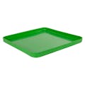 18-1/2" L x 18-1/2" W x 1-1/2" Hgt. Green Tamco® Curved Corner Tray