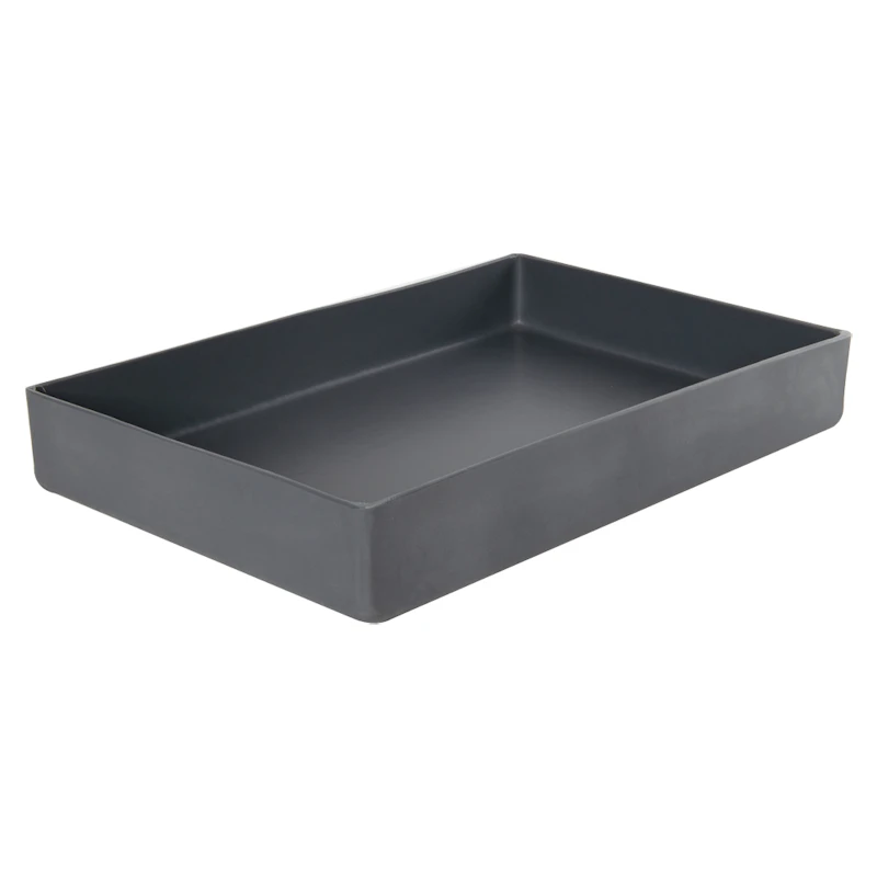 18" L x 12" W x 3" Hgt. Slate Gray Tamco® Tray