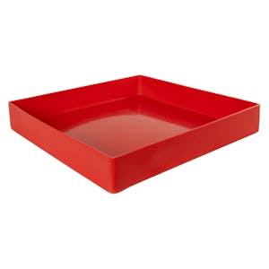 18" L x 18" W x 3" Hgt. Red Tamco® Tray